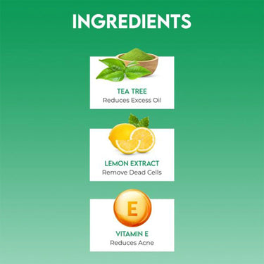 Jovees Herbal Tea Tree Oil Control Face Wash for Oily & Sensitive Skin | Paraben & Alcohol-Free, Controls Oil, Prevents Breakouts, Remove Dead Skin | Gentle Cleanser For All Skin Types - 300ml